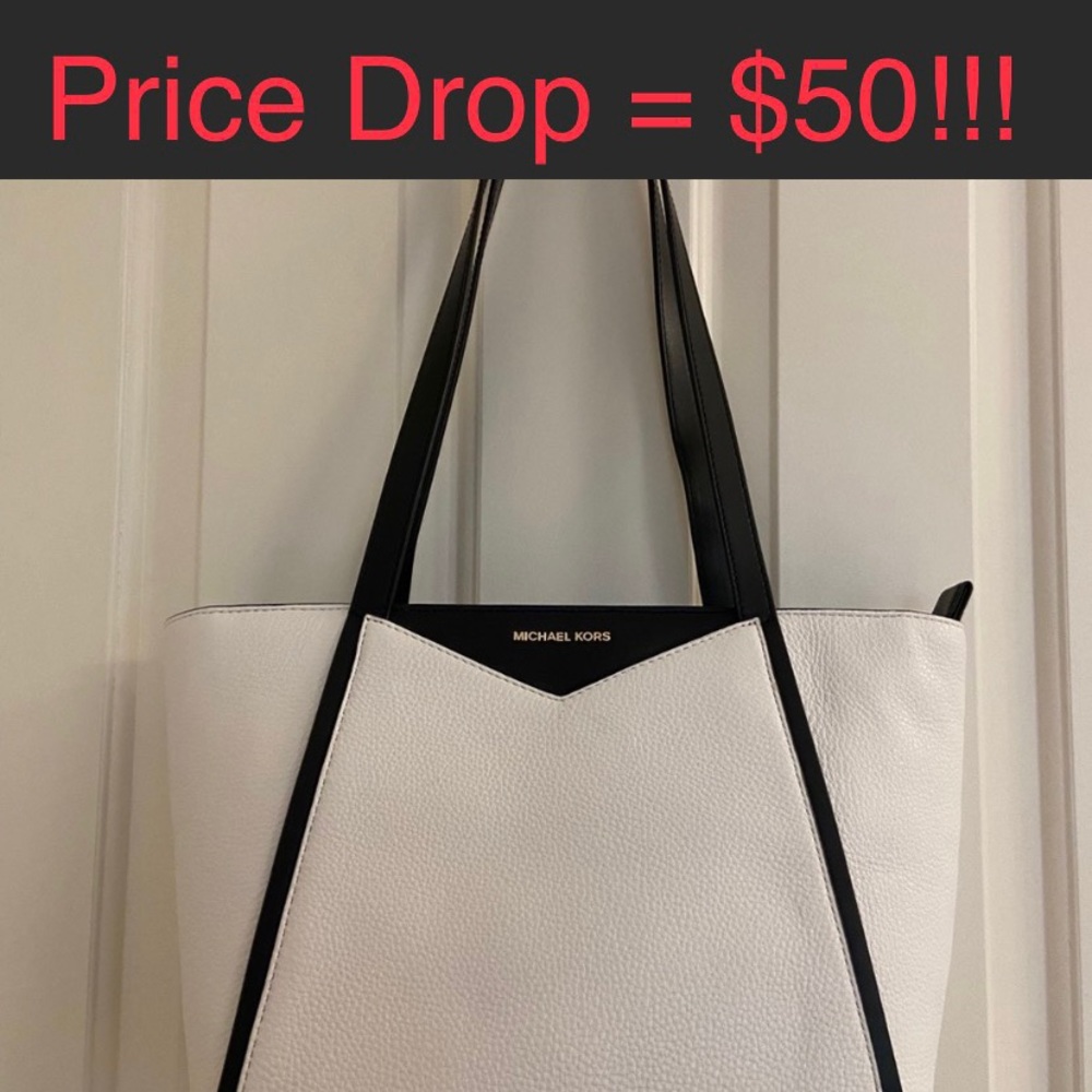 Michael Kors satchel. Black & White. (Gently Used)